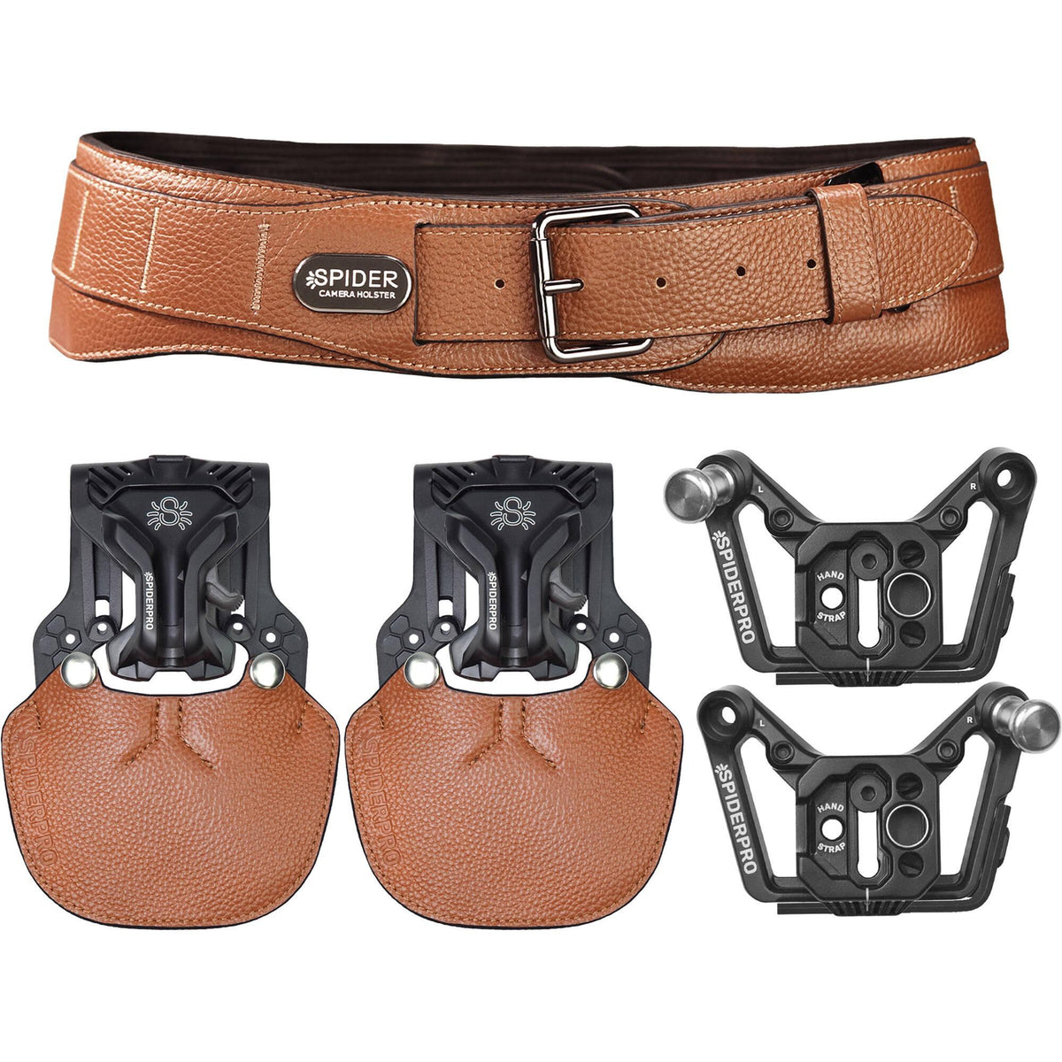 SpiderPro Dual Camera System v3 - For DLSR + Mirrorless Cameras (Brown)