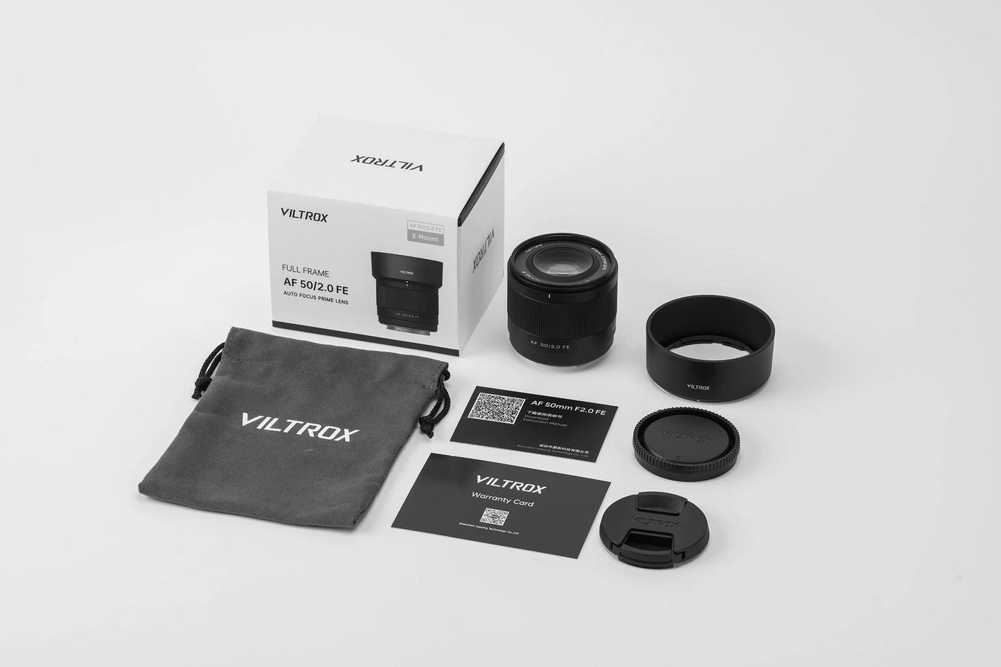 Viltrox AF 50mm f/2 Air FE Lens (Sony E, Black)