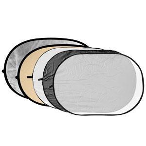 Godox collapsible 5-in-1 Reflector Disc RFT-07  black, silver, soft gold & silver, white, translucent