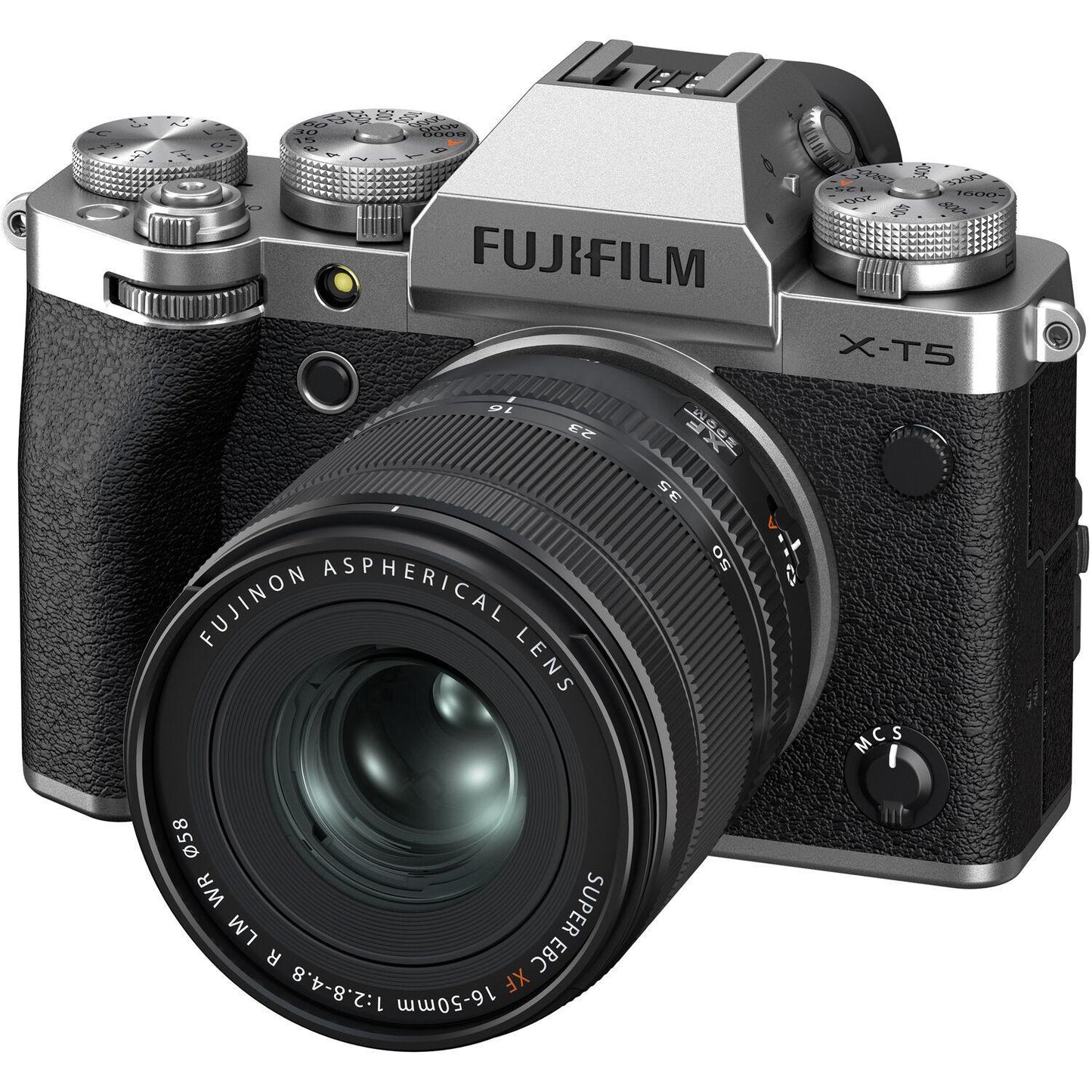 FUJIFILM X-T5 Mirrorless Camera with XF 16-50mm F2.8-4.8 R LM WR Lens (Silver)