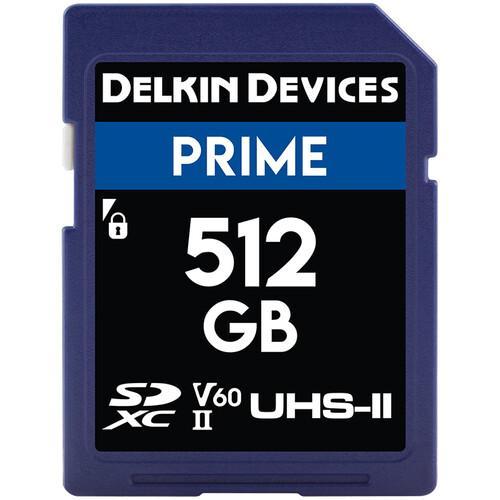 Delkin Devices 512GB PRIME UHS-II SDXC Memory Card