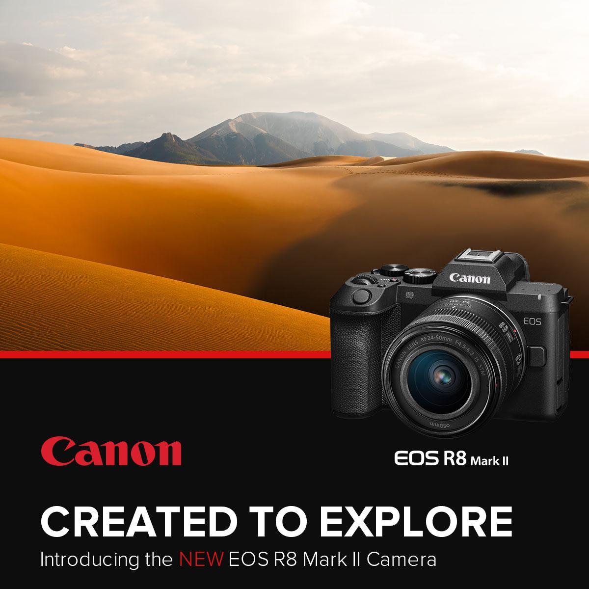 Canon EOS R8 Mark II Mirrorless Camera with RF 24-50mm f/4.5-6.3 IS STM Lens NEW est ship Oct 20 Copy