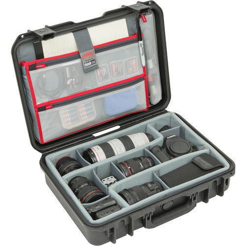 SKB iSeries 1813-5 Case with Think Tank Photo Dividers & Lid Organizer (Black)