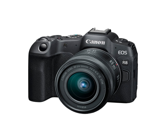 Canon EOS R8 24.2MP 6K Mirrorless Camera with RF 24-50mm f/4.5-6.3 IS STM Lens