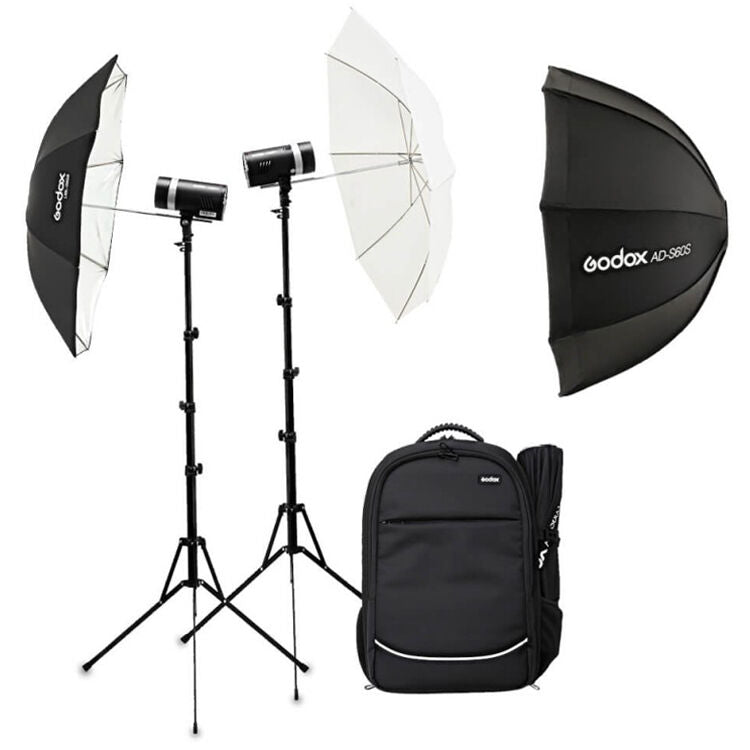 Godox AD300pro 2-Light Kit with Backpack & Octa Softbox